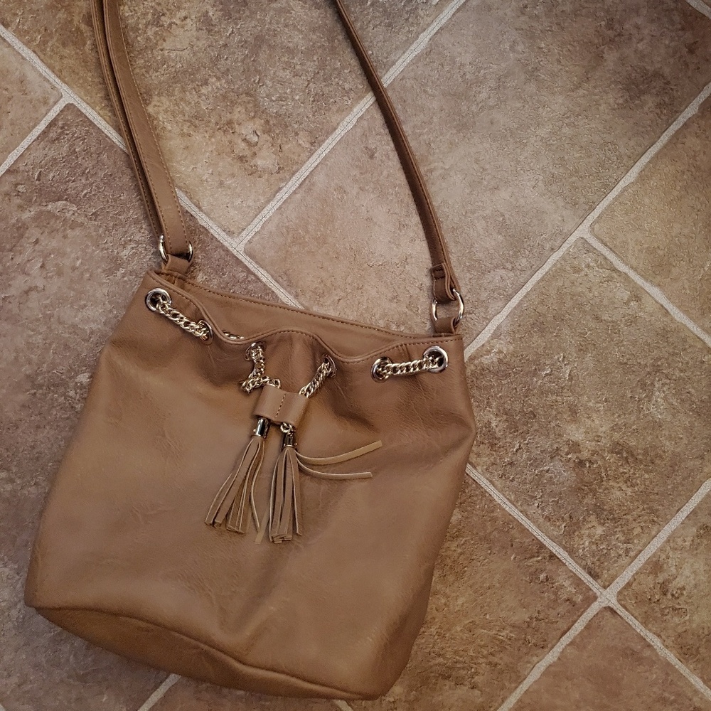 INC Drawstring Hobo crossbody bag